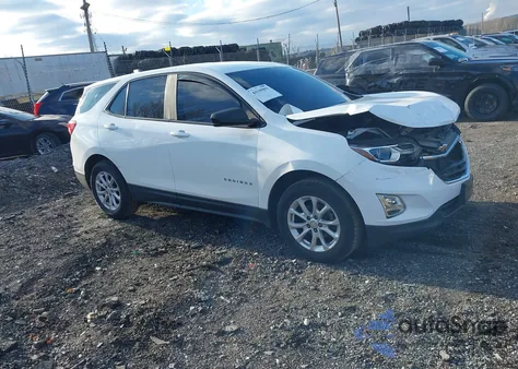 2020 Chevrolet Equinox Fwd Ls из США, поврежденный, VIN 3GNAXHEV5LS702354